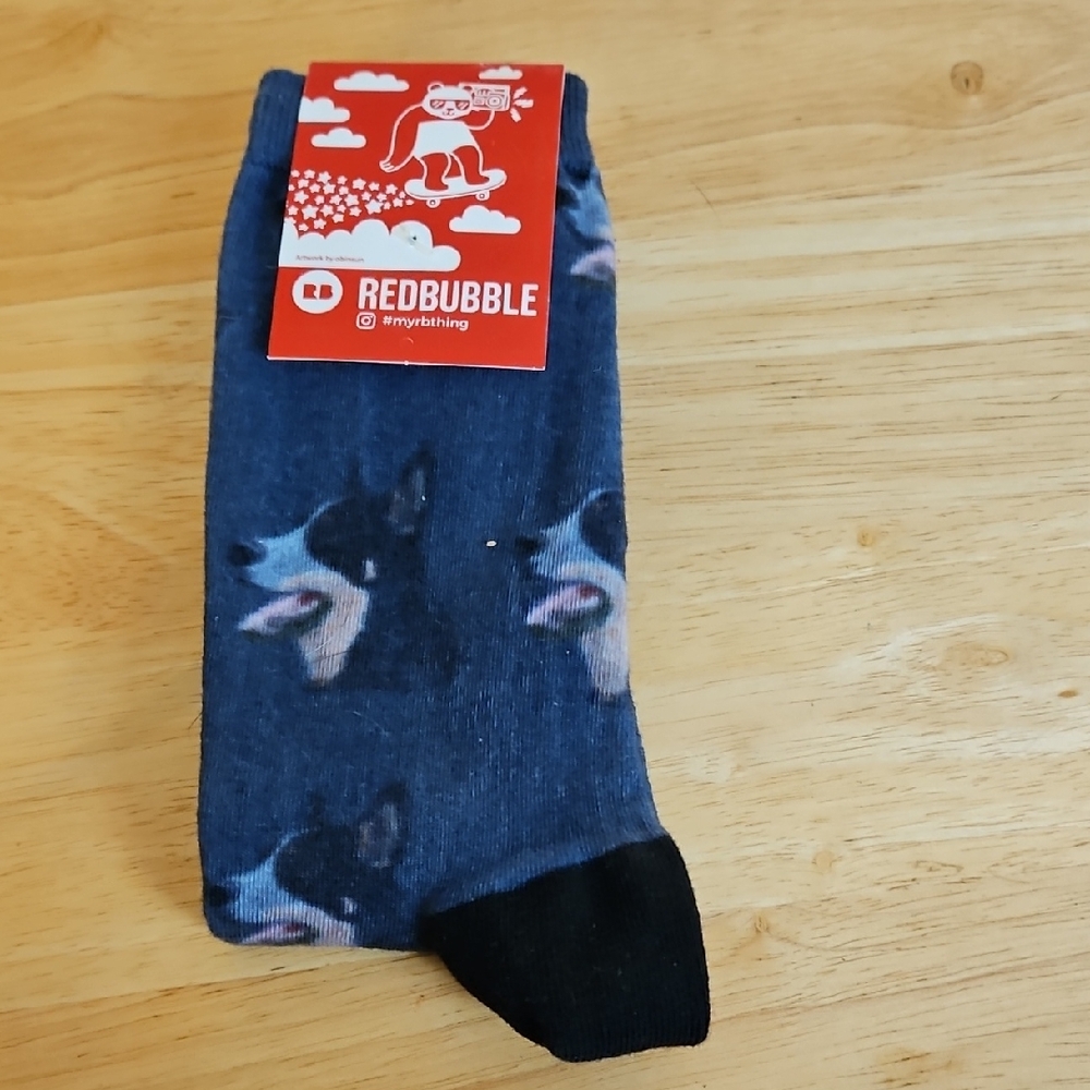 Australian Blue Heeler Socks NEW